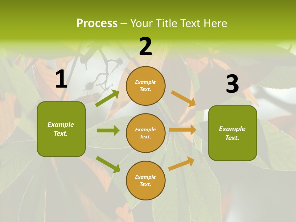 Light Forest Leaf PowerPoint Template
