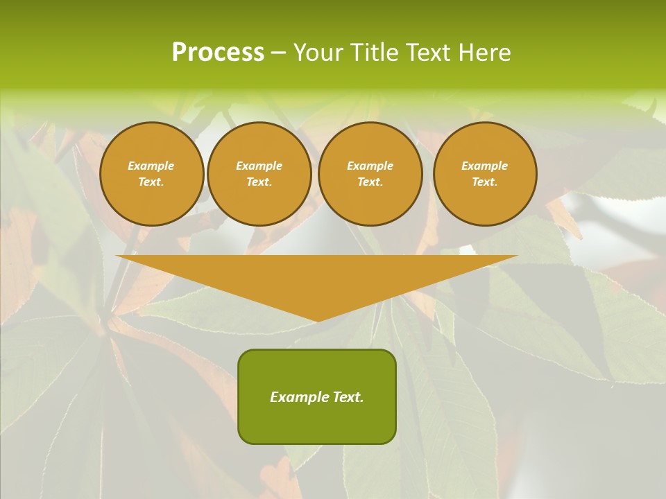 Light Forest Leaf PowerPoint Template