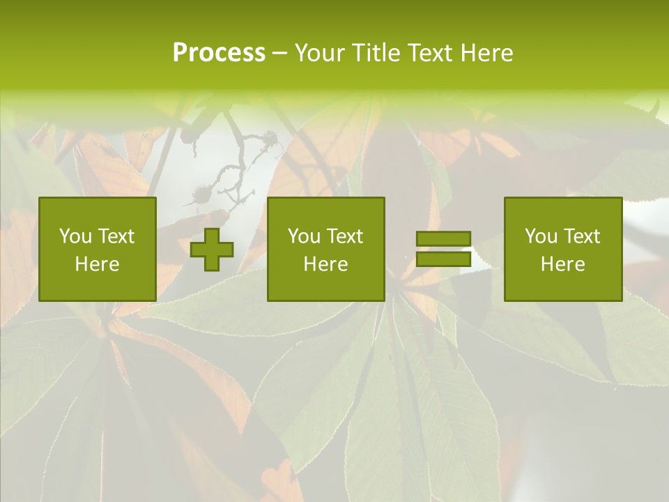 Light Forest Leaf PowerPoint Template