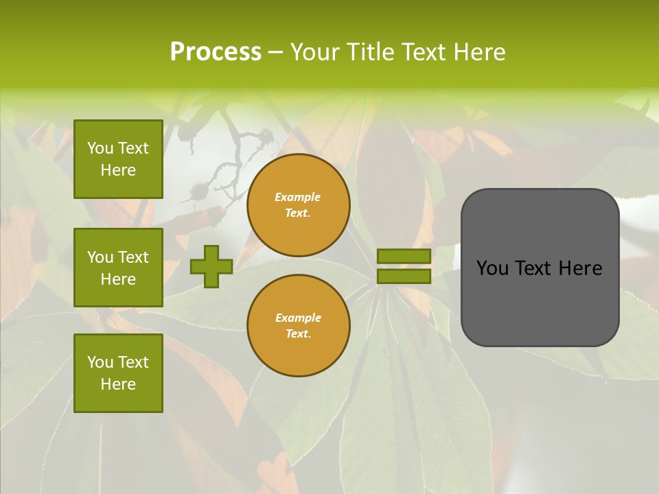 Light Forest Leaf PowerPoint Template