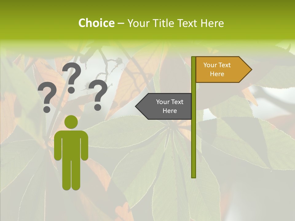 Light Forest Leaf PowerPoint Template