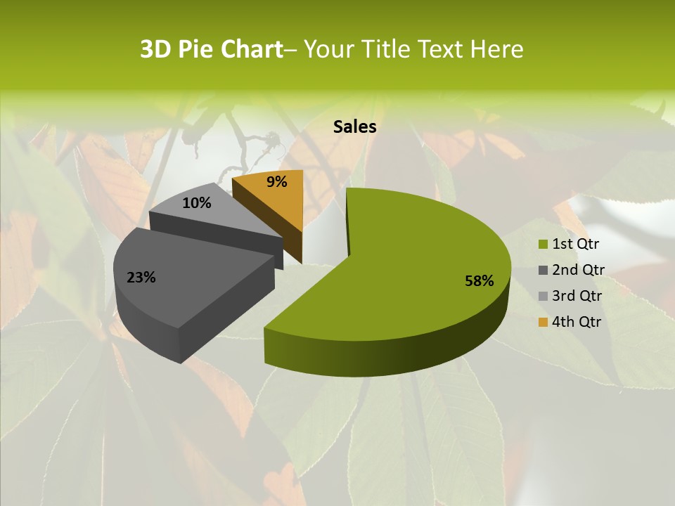 Light Forest Leaf PowerPoint Template