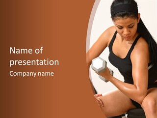 Girl Female Sexy PowerPoint Template