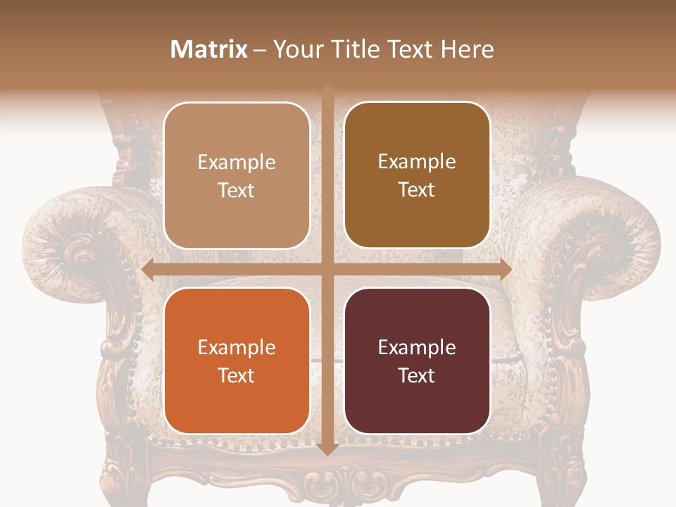 Seat Rendered Black PowerPoint Template