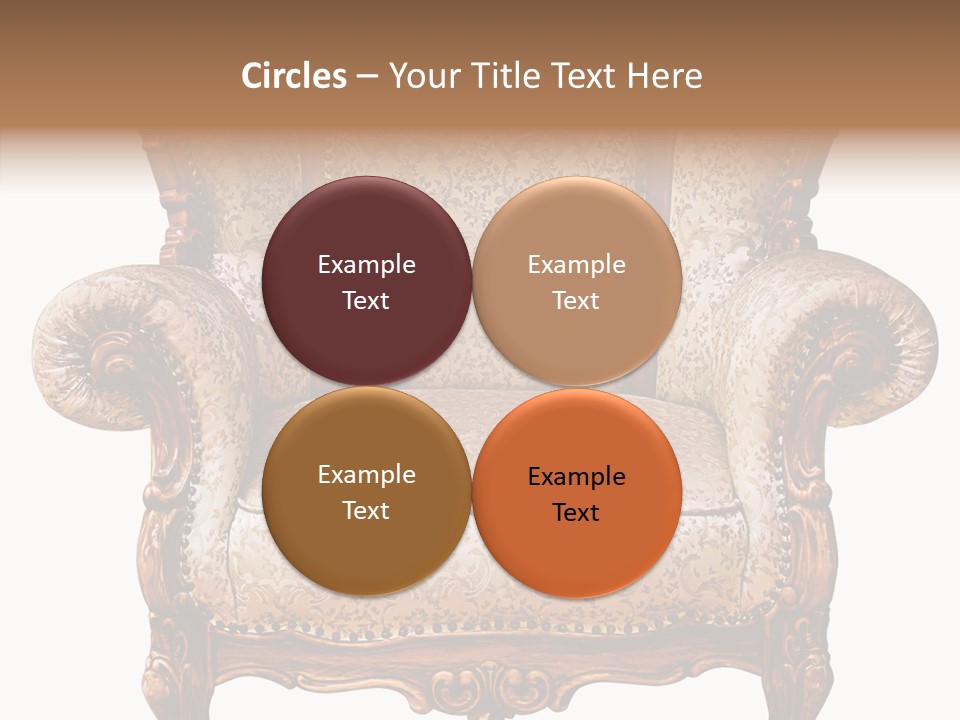 Seat Rendered Black PowerPoint Template