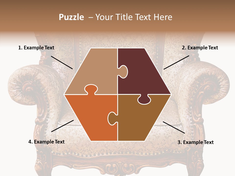 Seat Rendered Black PowerPoint Template