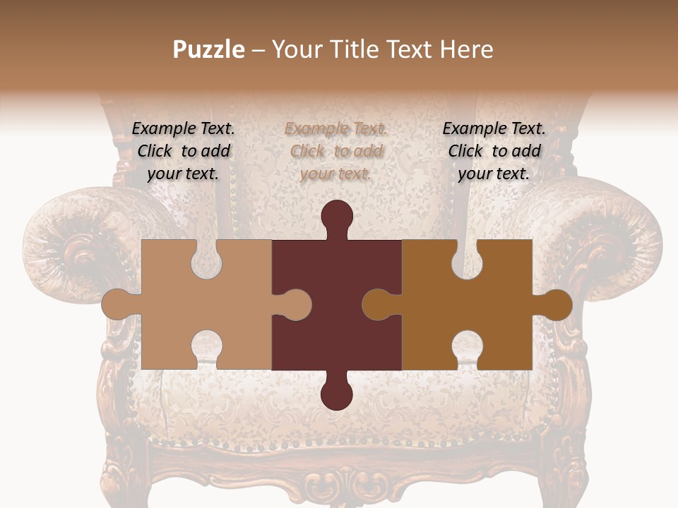 Seat Rendered Black PowerPoint Template