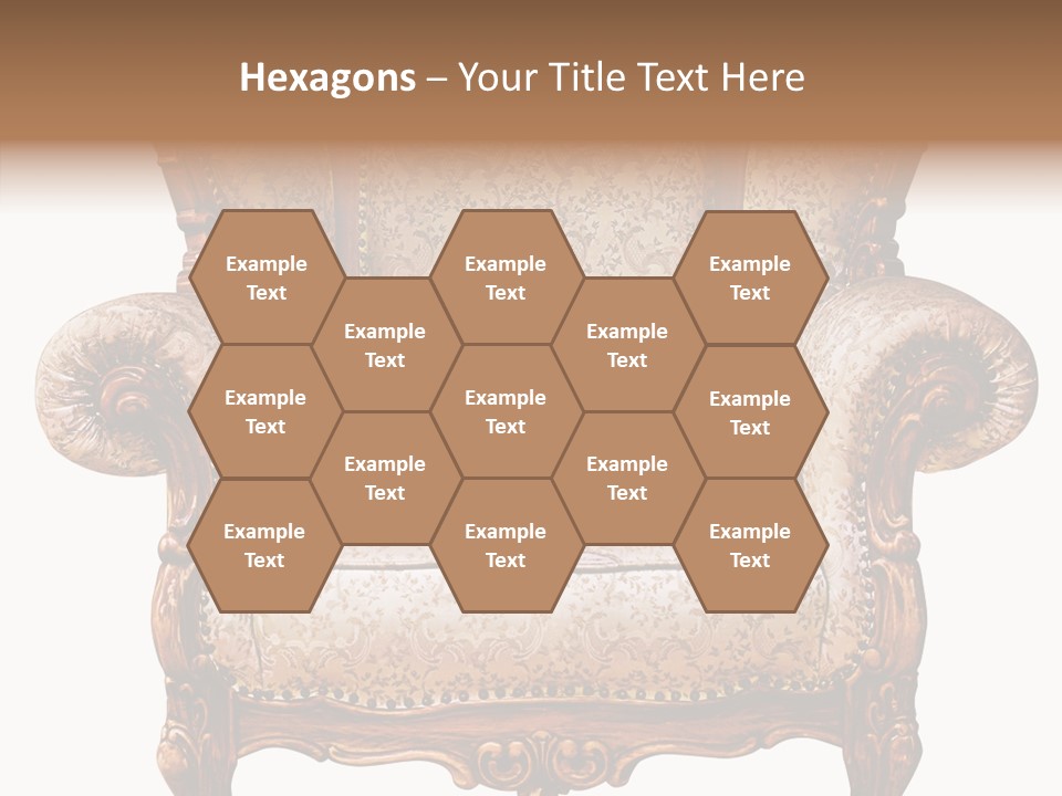 Seat Rendered Black PowerPoint Template