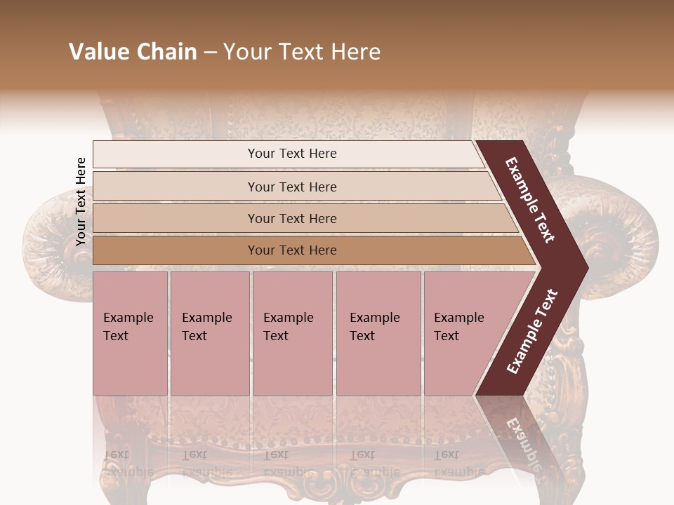 Seat Rendered Black PowerPoint Template