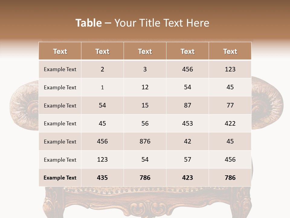 Seat Rendered Black PowerPoint Template