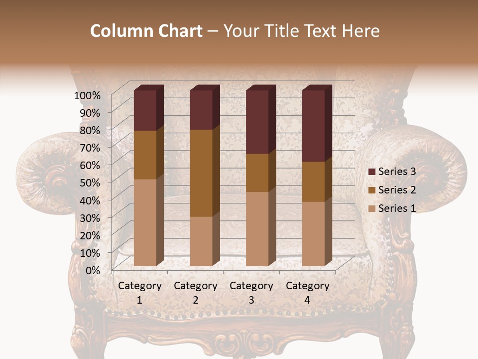 Seat Rendered Black PowerPoint Template