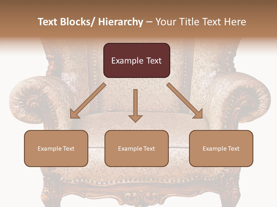 Seat Rendered Black PowerPoint Template