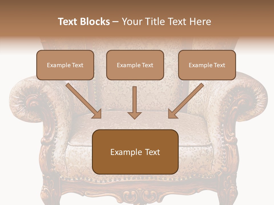 Seat Rendered Black PowerPoint Template