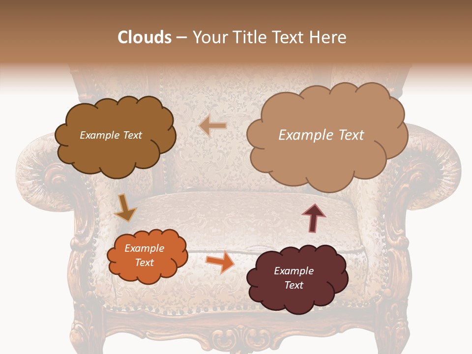 Seat Rendered Black PowerPoint Template