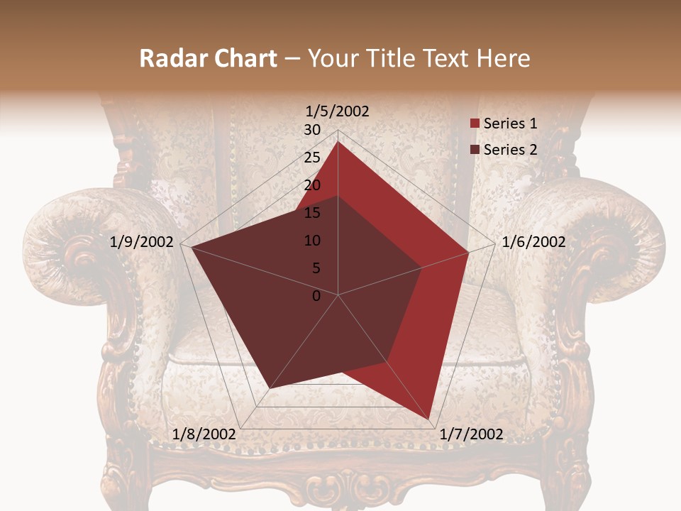 Seat Rendered Black PowerPoint Template