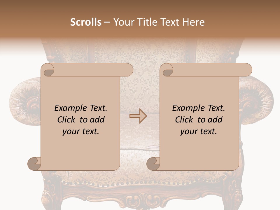 Seat Rendered Black PowerPoint Template
