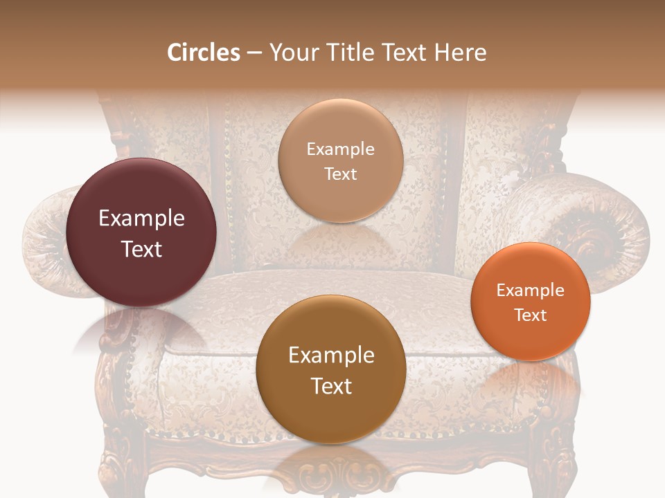 Seat Rendered Black PowerPoint Template