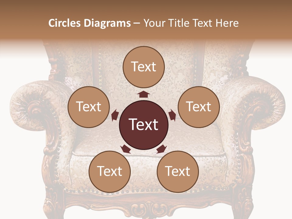 Seat Rendered Black PowerPoint Template