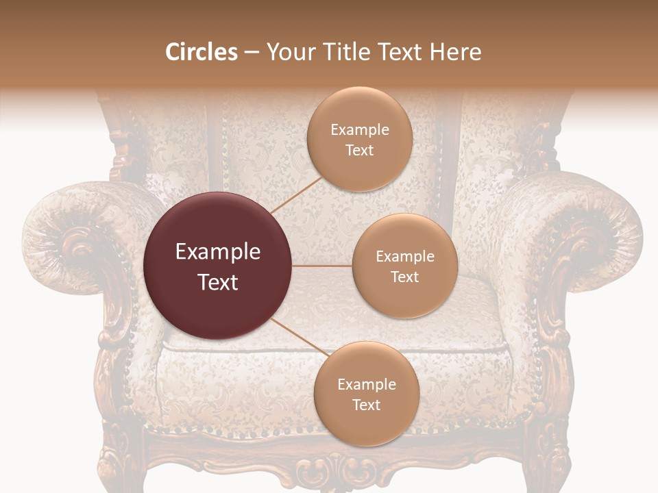 Seat Rendered Black PowerPoint Template