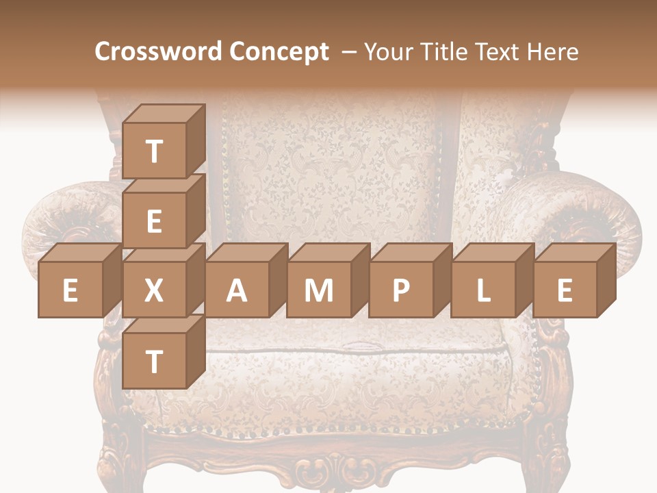 Seat Rendered Black PowerPoint Template