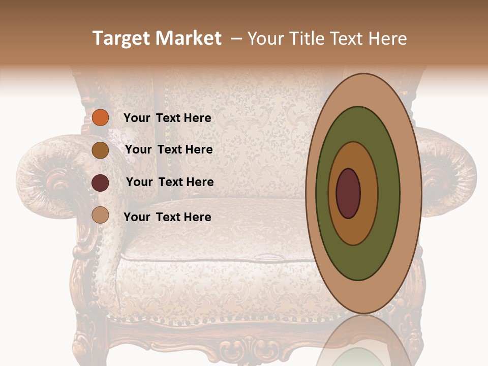 Seat Rendered Black PowerPoint Template