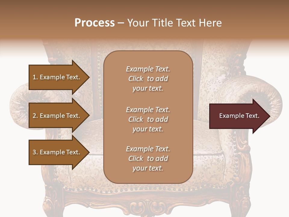 Seat Rendered Black PowerPoint Template
