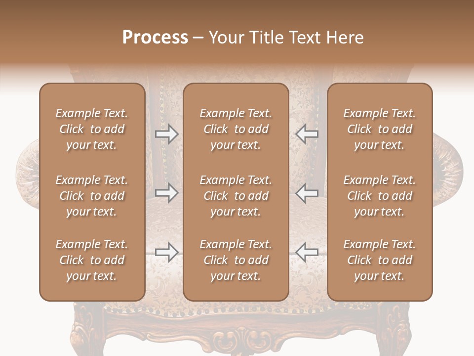 Seat Rendered Black PowerPoint Template