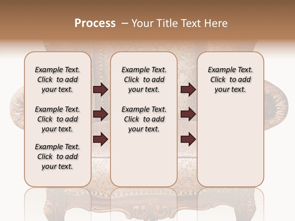Seat Rendered Black PowerPoint Template