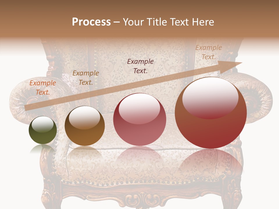 Seat Rendered Black PowerPoint Template