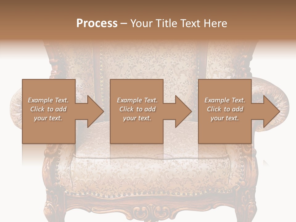 Seat Rendered Black PowerPoint Template