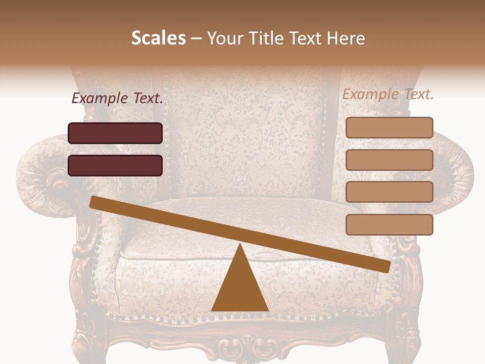 Seat Rendered Black PowerPoint Template