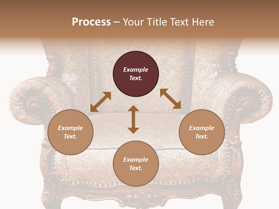 Seat Rendered Black PowerPoint Template