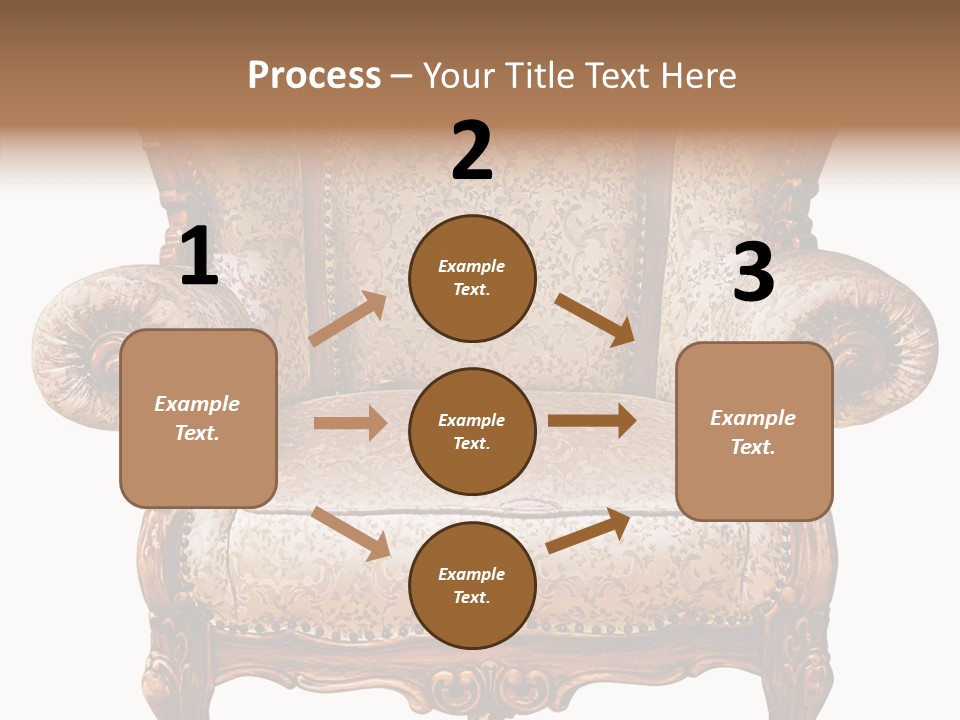 Seat Rendered Black PowerPoint Template
