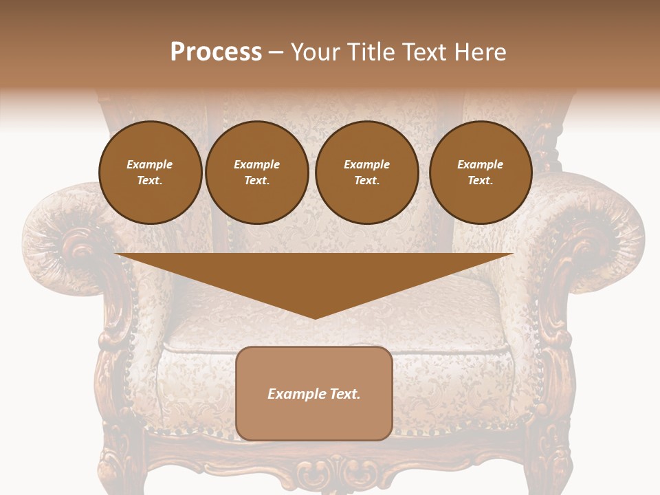 Seat Rendered Black PowerPoint Template