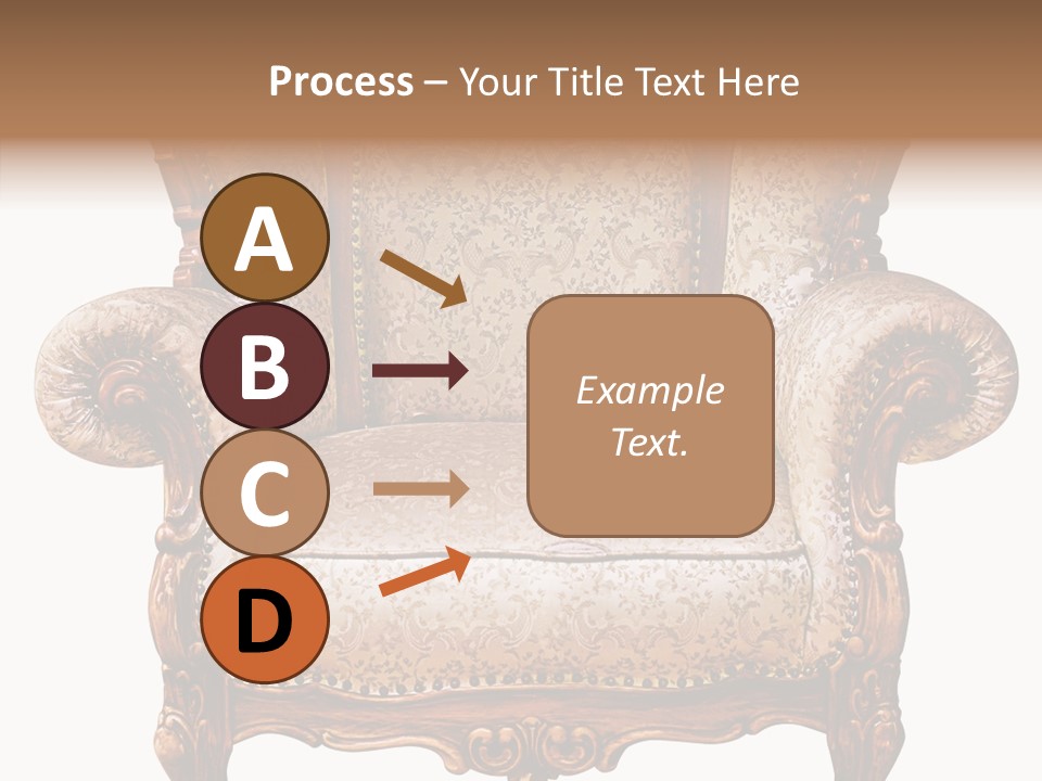 Seat Rendered Black PowerPoint Template