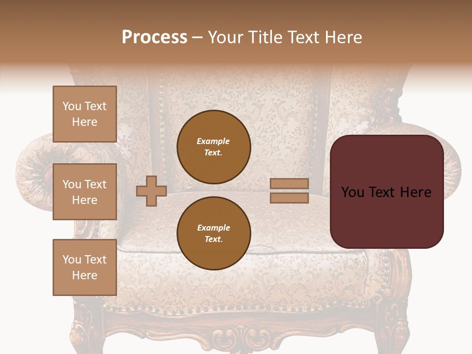 Seat Rendered Black PowerPoint Template