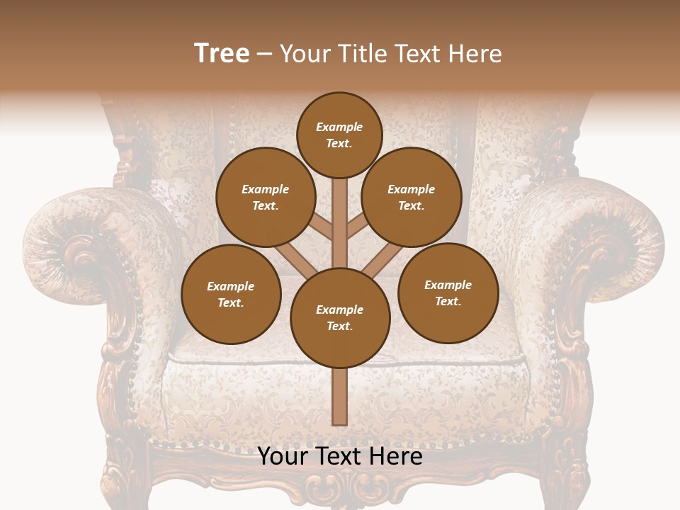 Seat Rendered Black PowerPoint Template