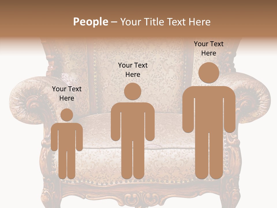 Seat Rendered Black PowerPoint Template