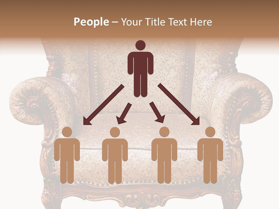 Seat Rendered Black PowerPoint Template