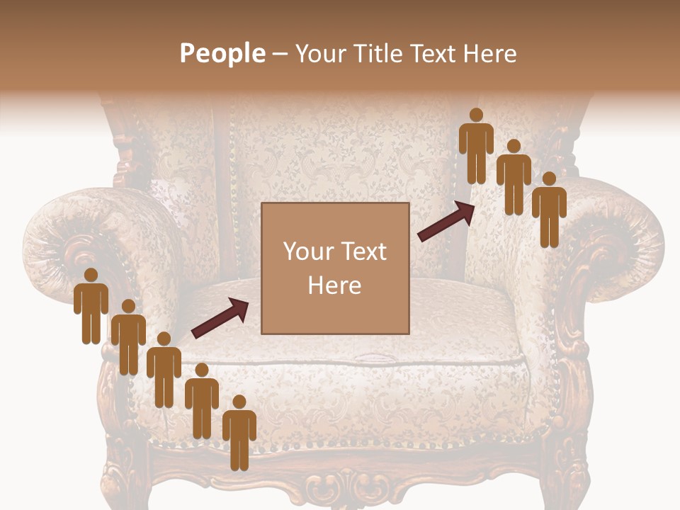 Seat Rendered Black PowerPoint Template