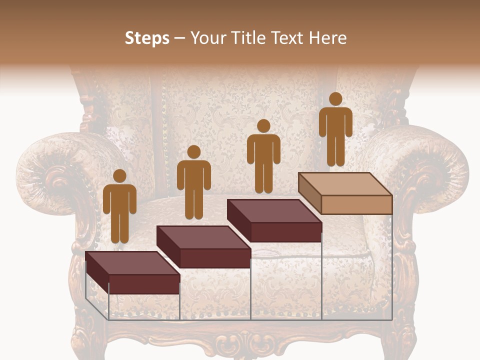 Seat Rendered Black PowerPoint Template