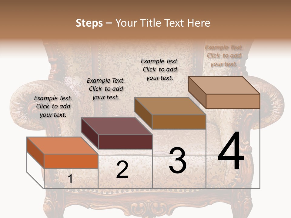 Seat Rendered Black PowerPoint Template