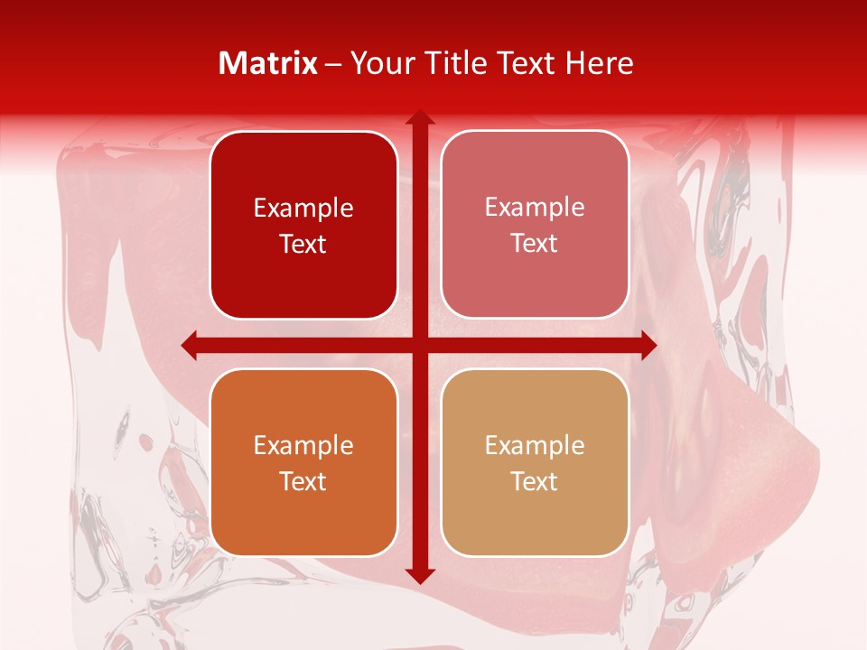 Transparent White Eating PowerPoint Template