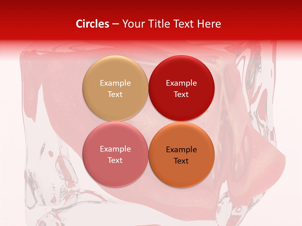 Transparent White Eating PowerPoint Template