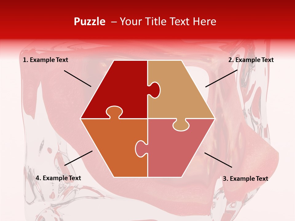 Transparent White Eating PowerPoint Template