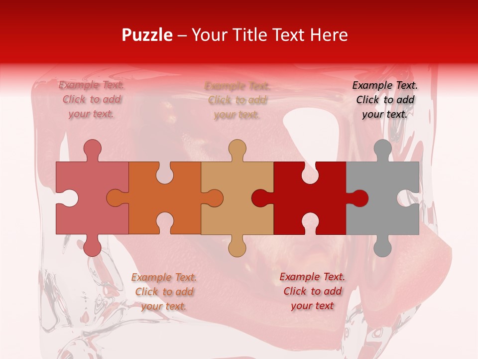 Transparent White Eating PowerPoint Template