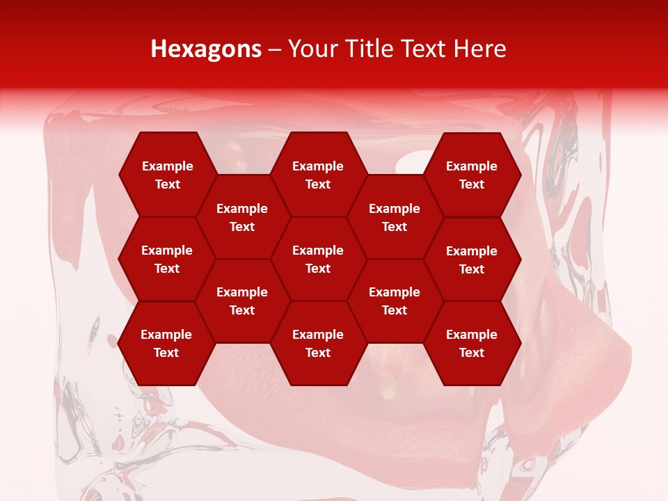 Transparent White Eating PowerPoint Template