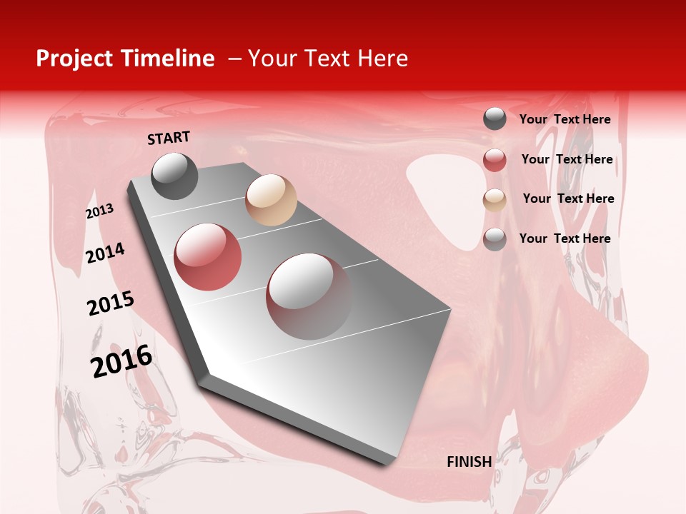 Transparent White Eating PowerPoint Template