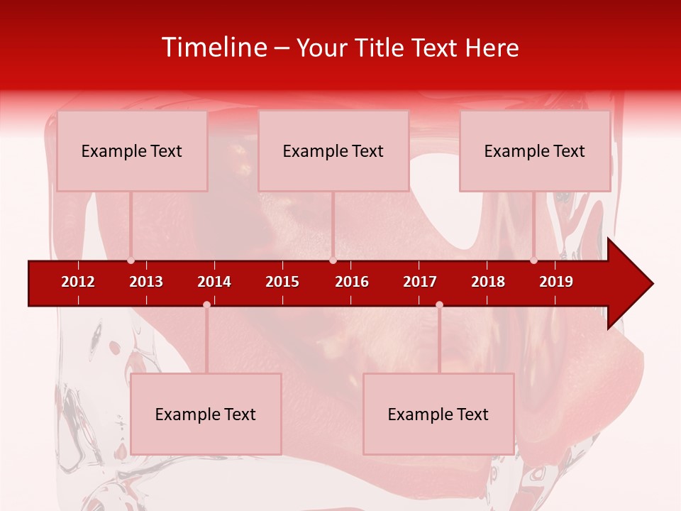 Transparent White Eating PowerPoint Template
