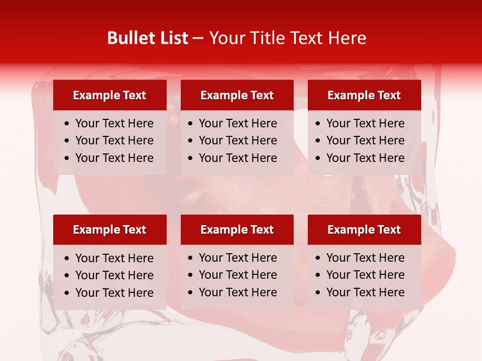 Transparent White Eating PowerPoint Template